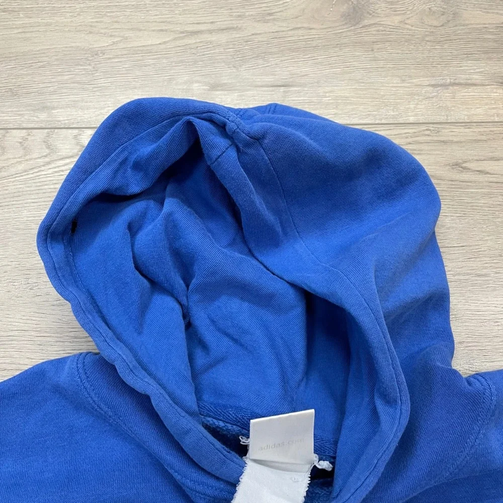 Adidas Duke Mens L Blue NCAA Blue Devils Embroidered Pullover Sweatshirt FAIR